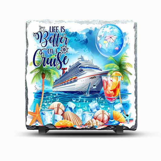 Cruise Life 1 Design Printed Rock Slate