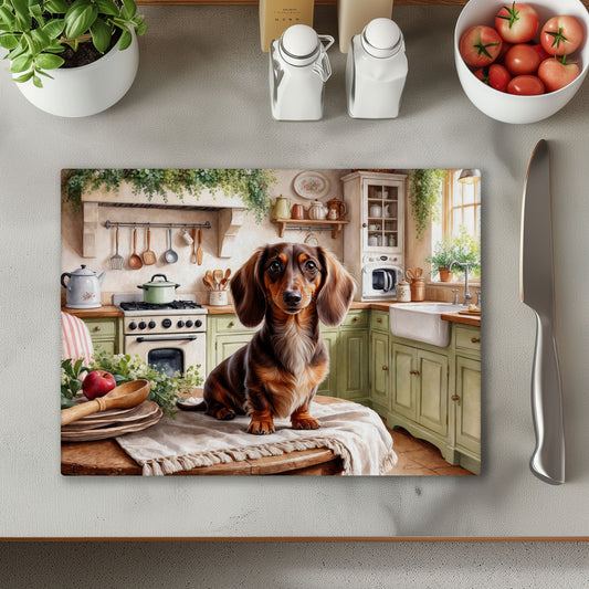 Dachshund Kitchen Chopping Cutting Board