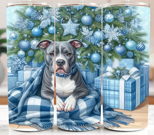 Dog Christmas 20oz Tumbler