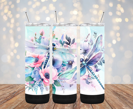 Dragonflies 20oz Bluetooth Speaker Tumbler