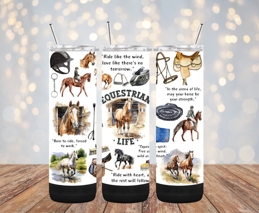 Equestrian Life 20oz Bluetooth Speaker Tumbler