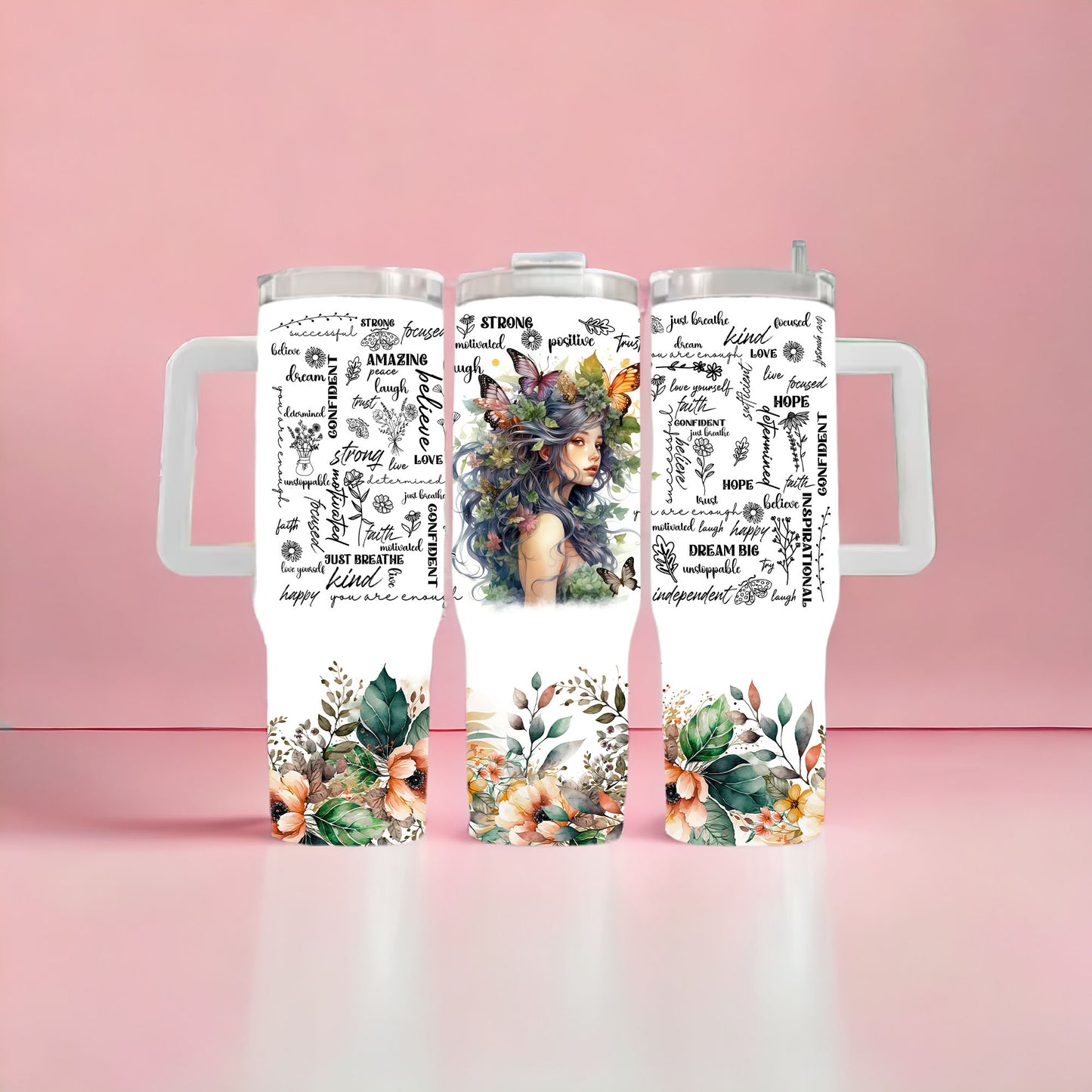 Fairy Positivity 40oz Tumbler