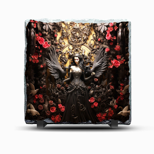 Fairy Queen Design Printed Rock Slate