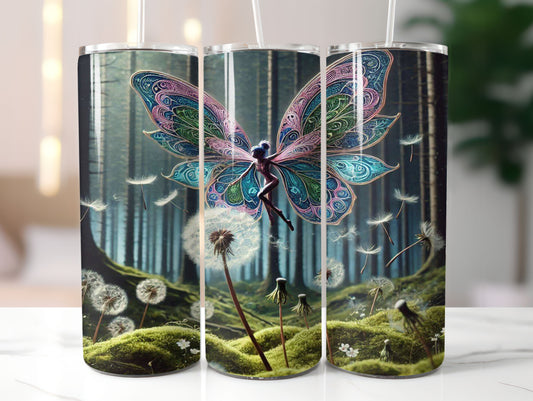 Fairy with Dandelions 20oz Tumbler