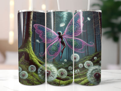 Fairy with Dandelions (1) 20oz Tumbler