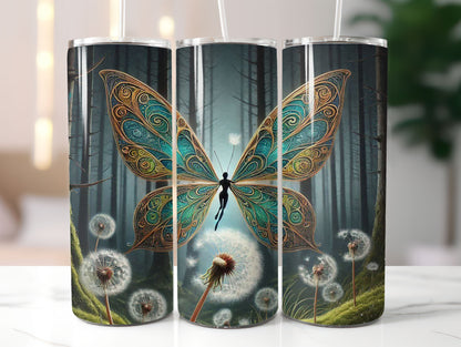 Fairy with Dandelions (10) 20oz Tumbler