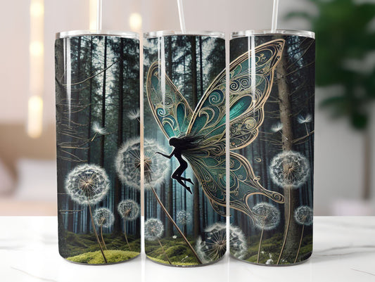 Fairy with Dandelions (12) 20oz Tumbler