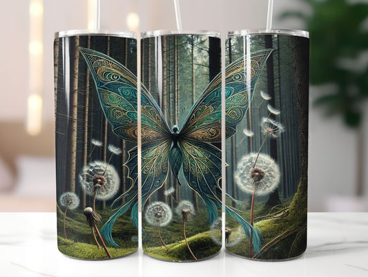 Fairy with Dandelions (13) 20oz Tumbler