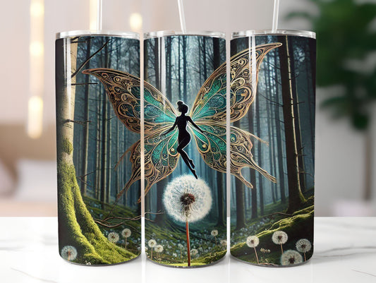 Fairy with Dandelions (15) 20oz Tumbler
