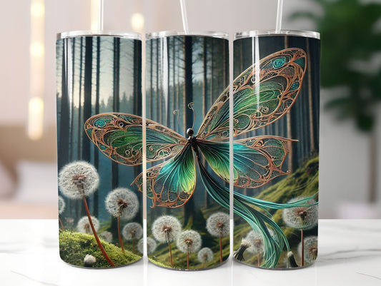 Fairy with Dandelions (16) 20oz Tumbler