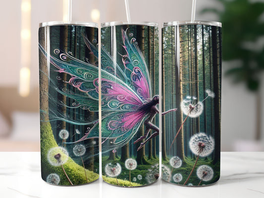 Fairy with Dandelions (2) 20oz Tumbler