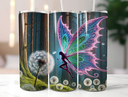Fairy with Dandelions (4) 20oz Tumbler