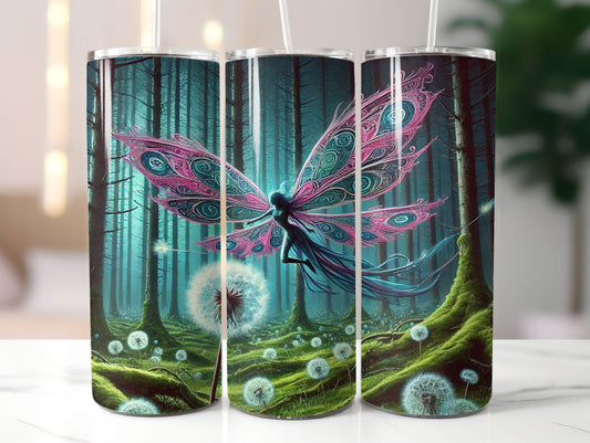 Fairy with Dandelions (5) 20oz Tumbler