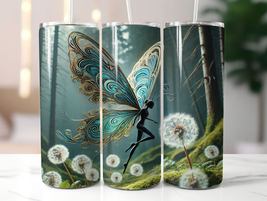 Fairy with Dandelions (7) 20oz Tumbler