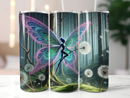 Fairy with Dandelions (8) 20oz Tumbler