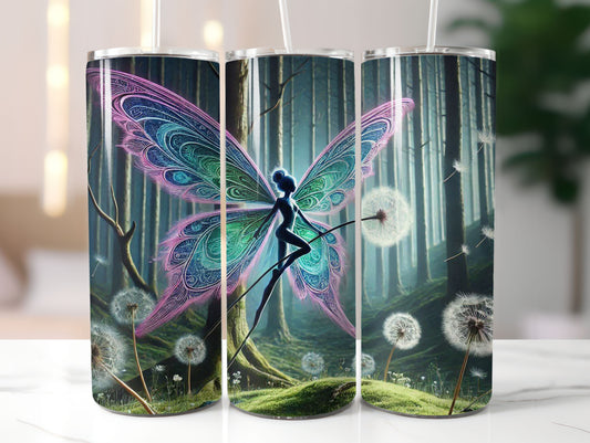 Fairy with Dandelions (8) 20oz Tumbler