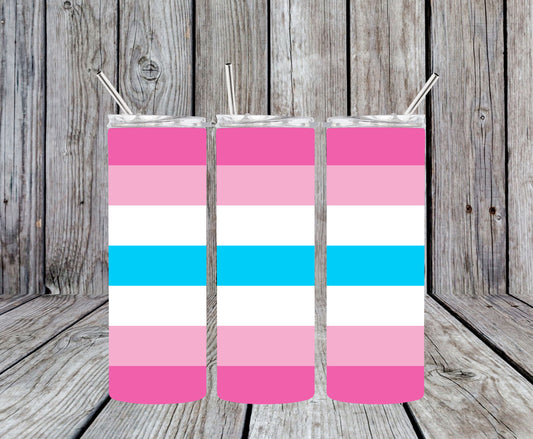 Femboy Pride Flag Design 20oz Tumbler