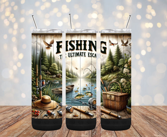 Fishing 20oz Bluetooth Speaker Tumbler