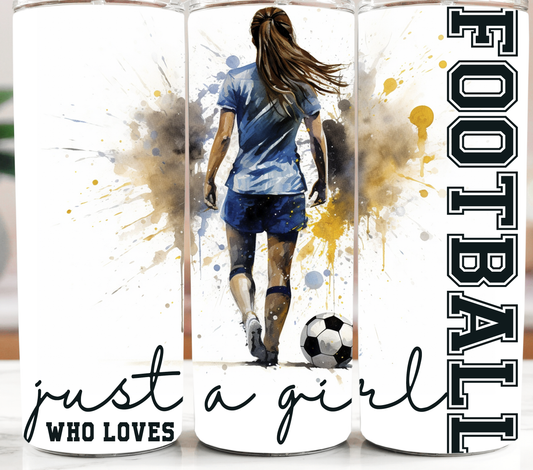 Football Girl 20oz Tumbler