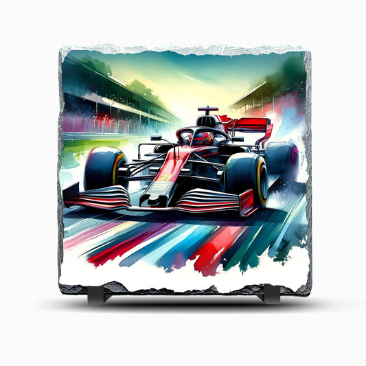 Formula 1 Car Design 2 Printed Rock Slate