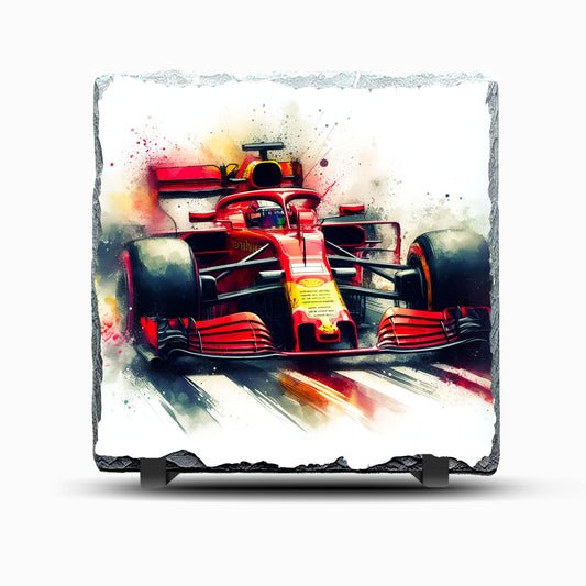 Formula 1 Car Design 3 Printed Rock Slate