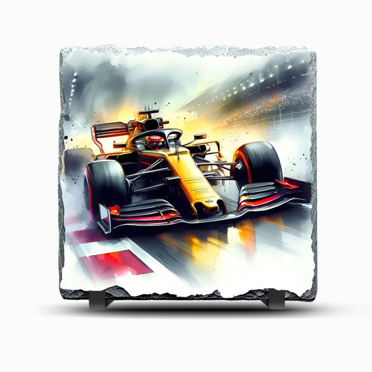 Formula 1 Car Design 4 Printed Rock Slate