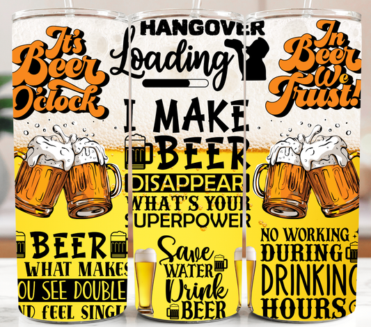 Beer Funny 20oz Tumbler