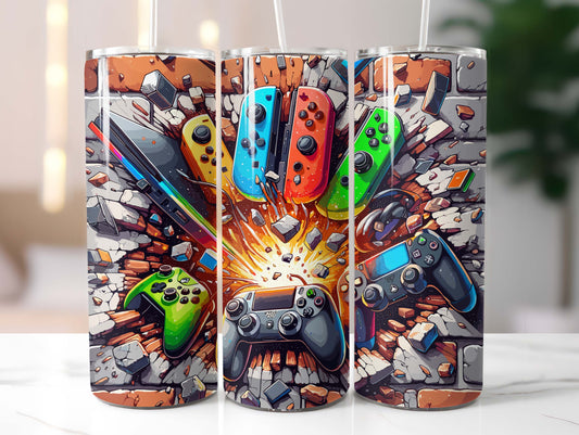 Game Controller Dark 20oz Tumbler