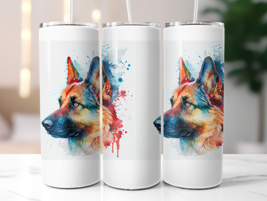 Dog German Shepherd 20oz Tumbler