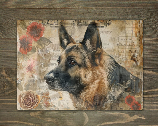 German Shepherd Chopping Cutting Board