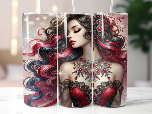 Jewelled Woman 11 Design 20oz Tumbler