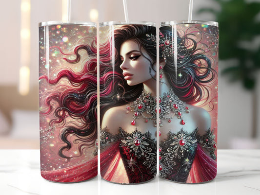 Jewelled Woman 4 Design 20oz Tumbler