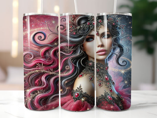 Jewelled Woman 5 Design 20oz Tumbler