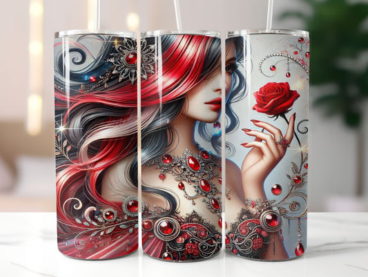 Jewelled Woman 6 Design 20oz Tumbler