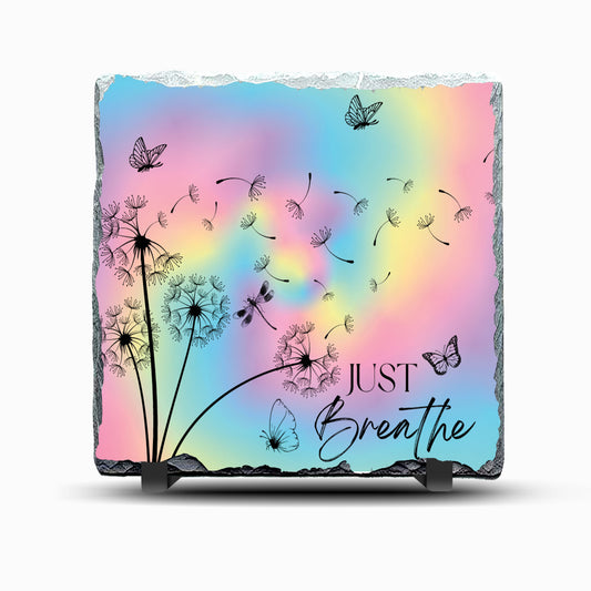 Just Breathe Design Printed Rock Slate