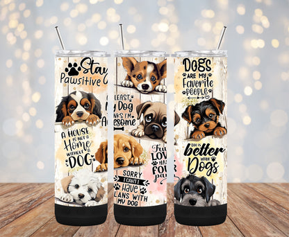 Multi Dogs 20oz Bluetooth Speaker Tumbler