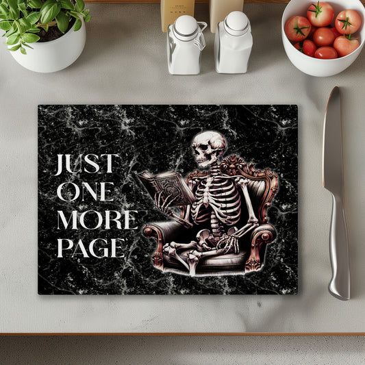 One More Page Chopping Cutting Board or Coaster