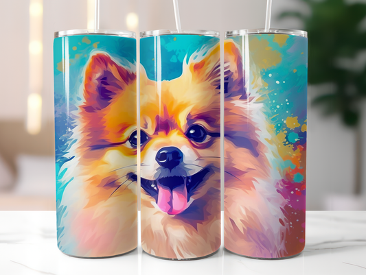 Dog Pomeranian 20oz Tumbler