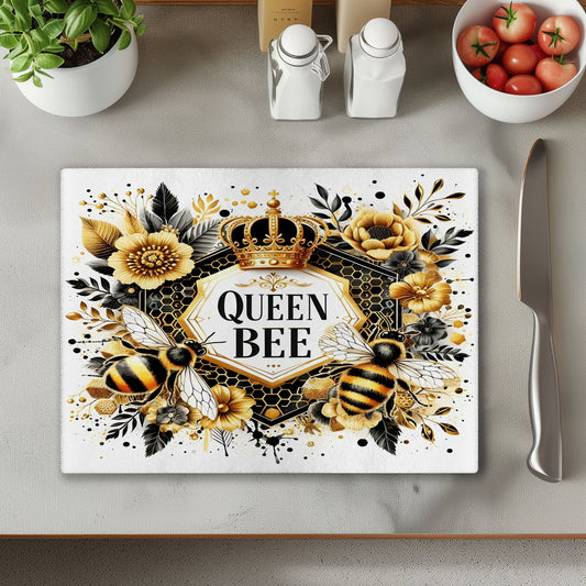 Queen Bee Chopping Cutting Board or Coaster
