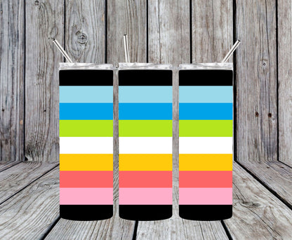 Queer Pride Flag Design 20oz Tumbler