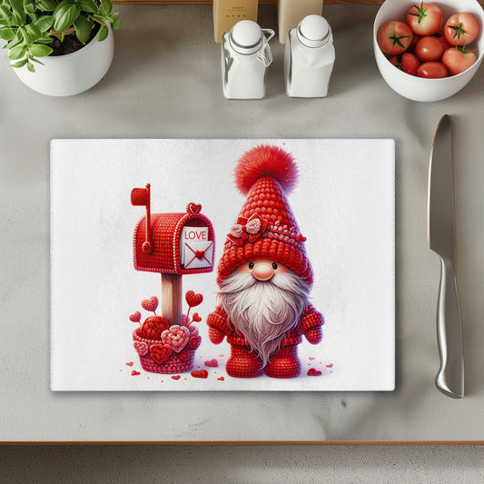 Red Gonk with Hearts 4 Chopping Cutting Board or Coaster