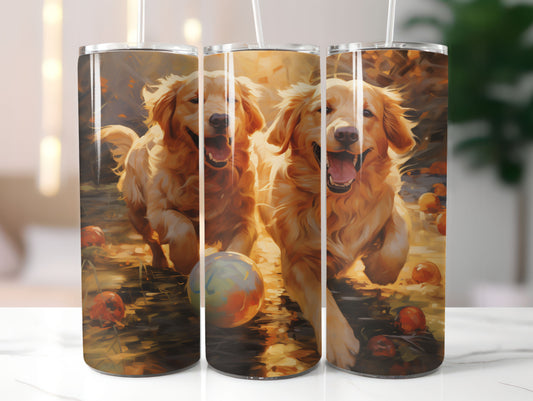 Dog Retrievers Design 20oz Tumbler