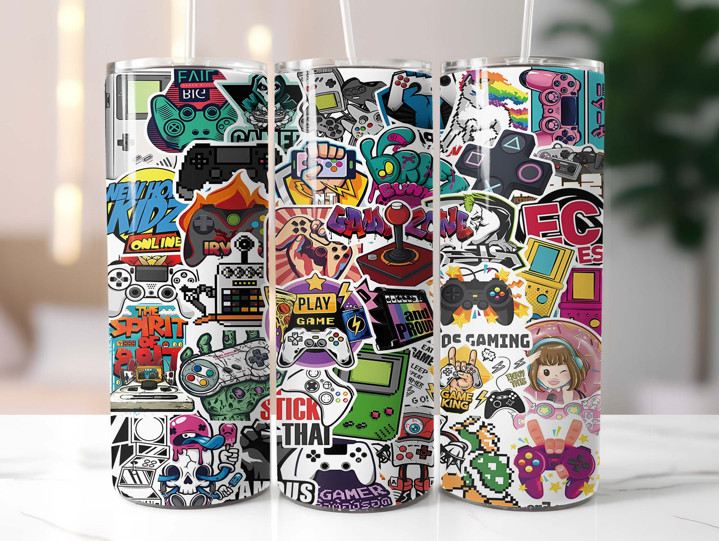 Retro Gamer 20oz Tumbler