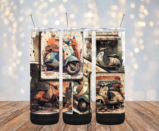 Vintage Scooters 20oz Bluetooth Speaker Tumbler