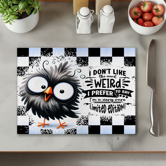Weird Bird Chopping Cutting Board or Coaster