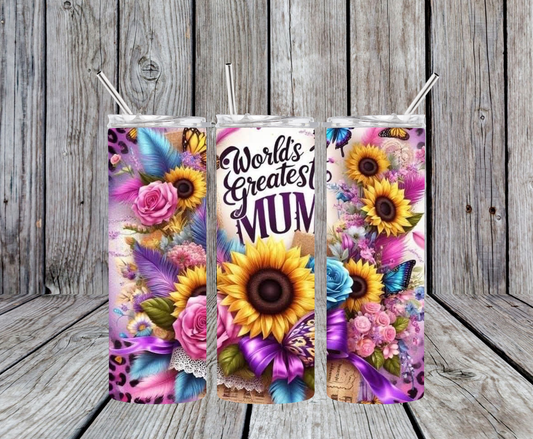 World's Greatest Mum 20oz Tumbler