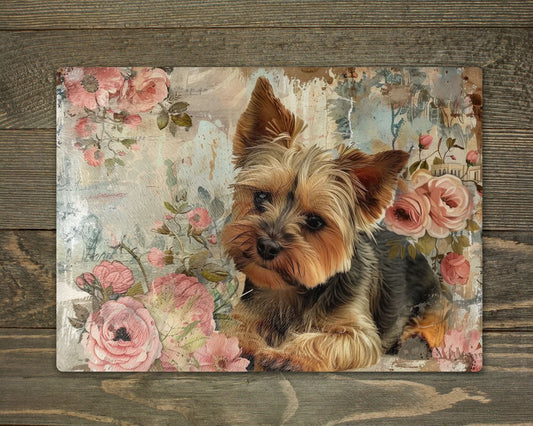 Yorkshire Terrier Yorkie Chopping Cutting Board