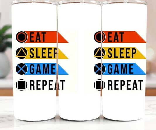 Eat, Sleep, Gamer 20oz Tumbler