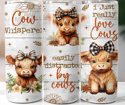 Easily Distracted By Cows 20oz Tumbler