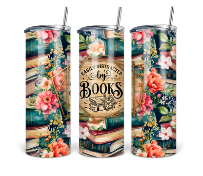 Distracted by Books 20oz Tumbler